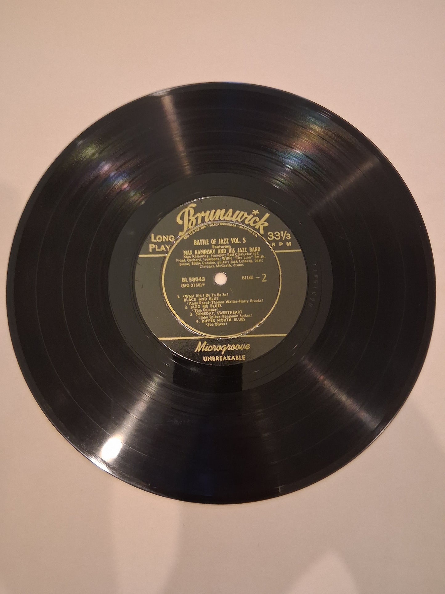 Bobby Hackett And His Orchestra / Max Kaminsky And His Jazz Band – Battle Of Jazz Volume 5