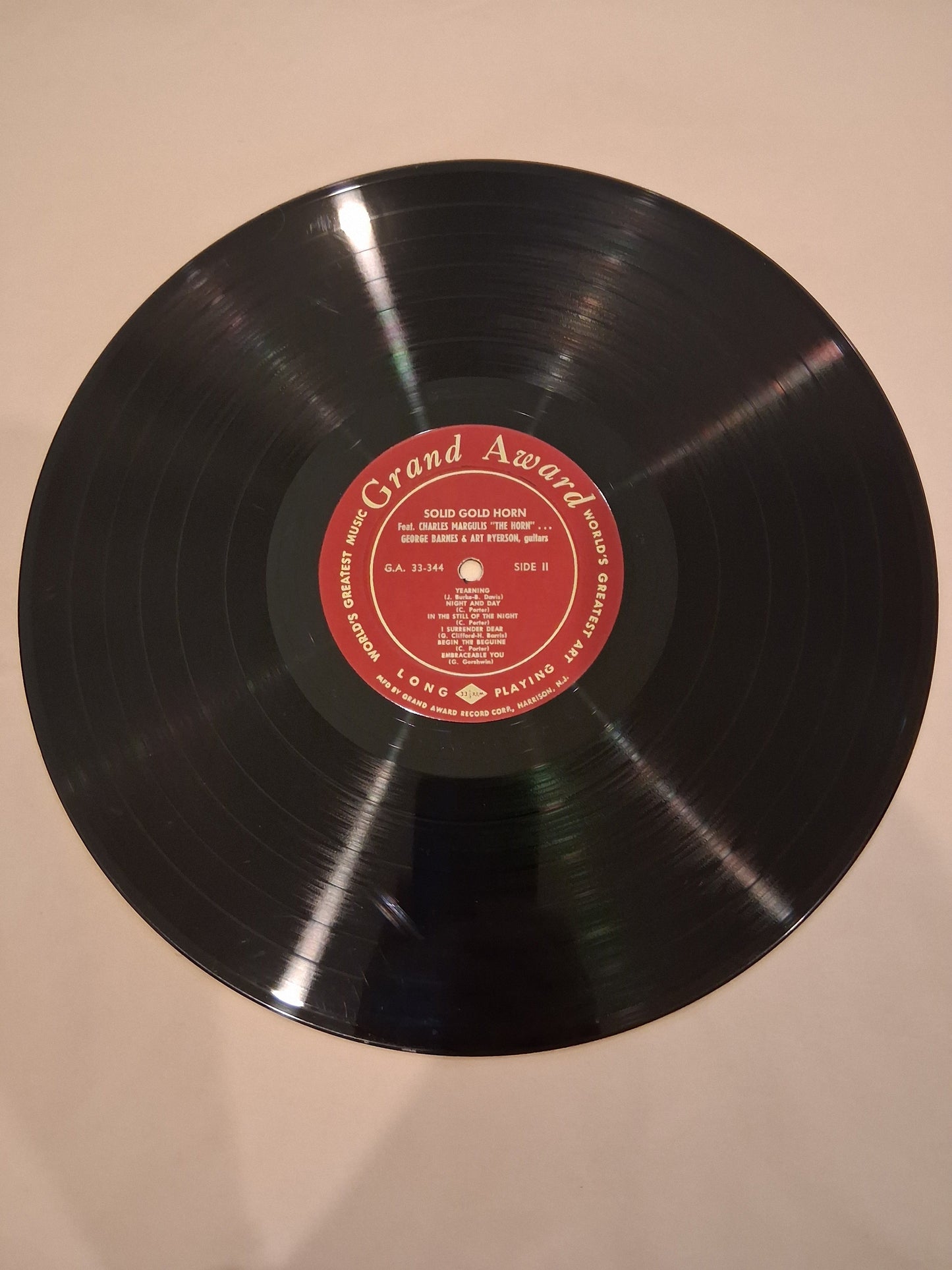 Charles Margulis, "The Horn"* – Solid Gold Horn