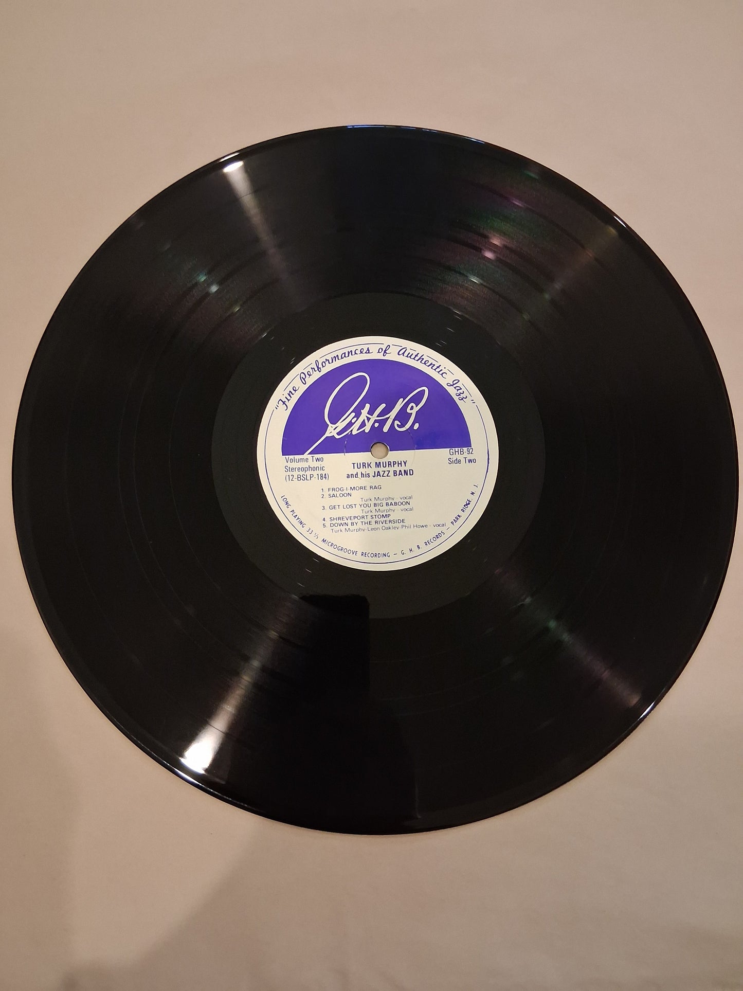 Turk Murphy & His San Francisco Jazz Band – In Concert Vol. 2