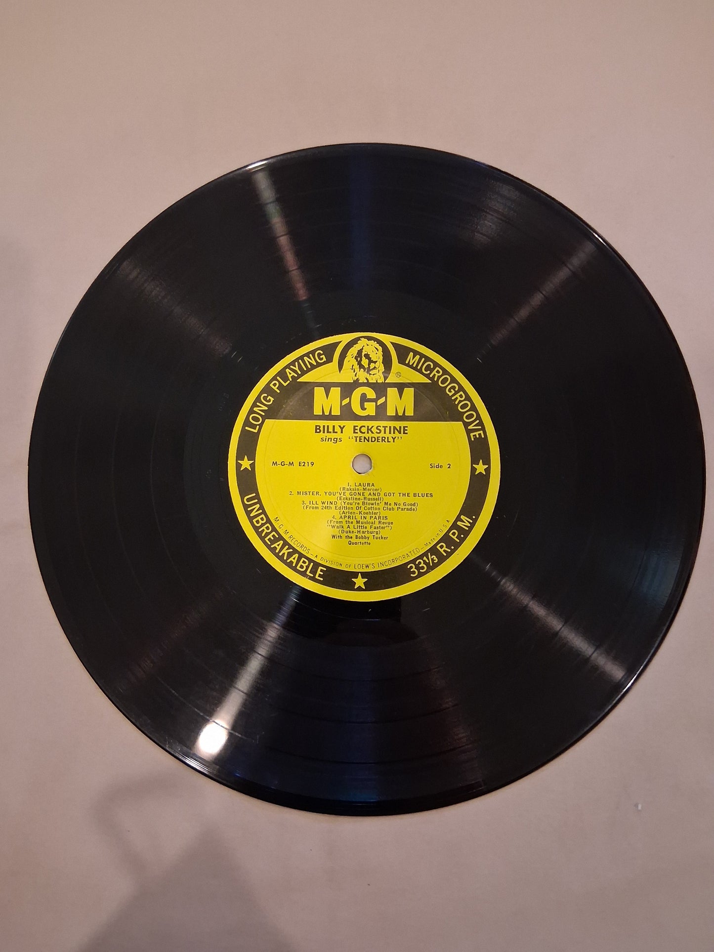 Billy Eckstine – Sings "Tenderly"