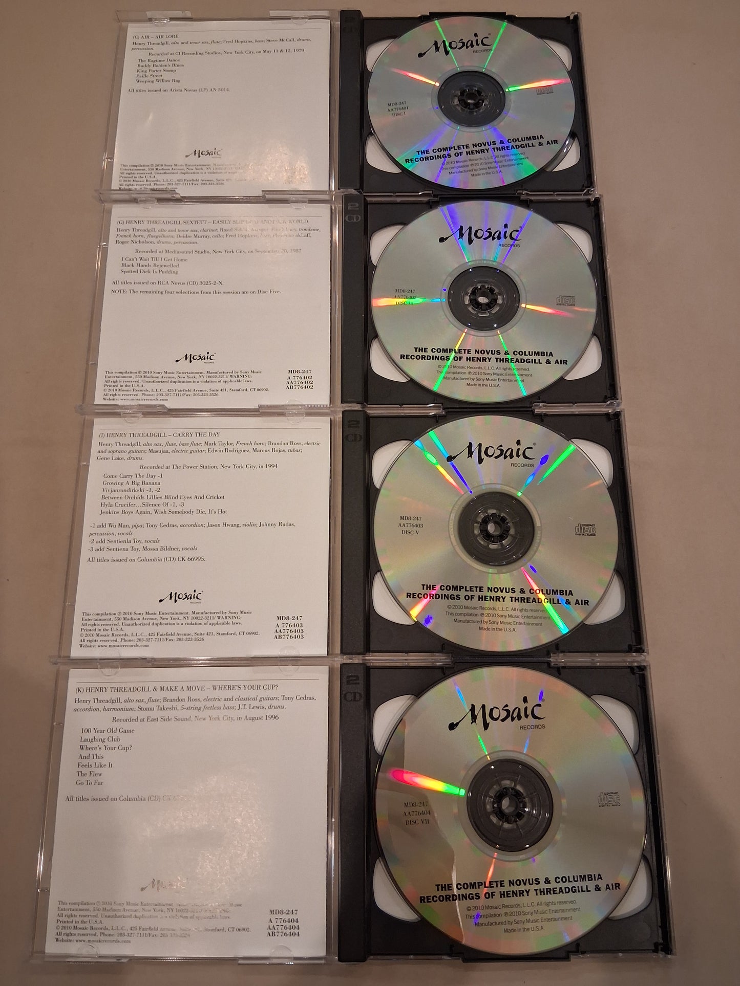 Henry Threadgill & Air – The Complete Novus & Columbia Recordings Of Henry Threadgill & Air