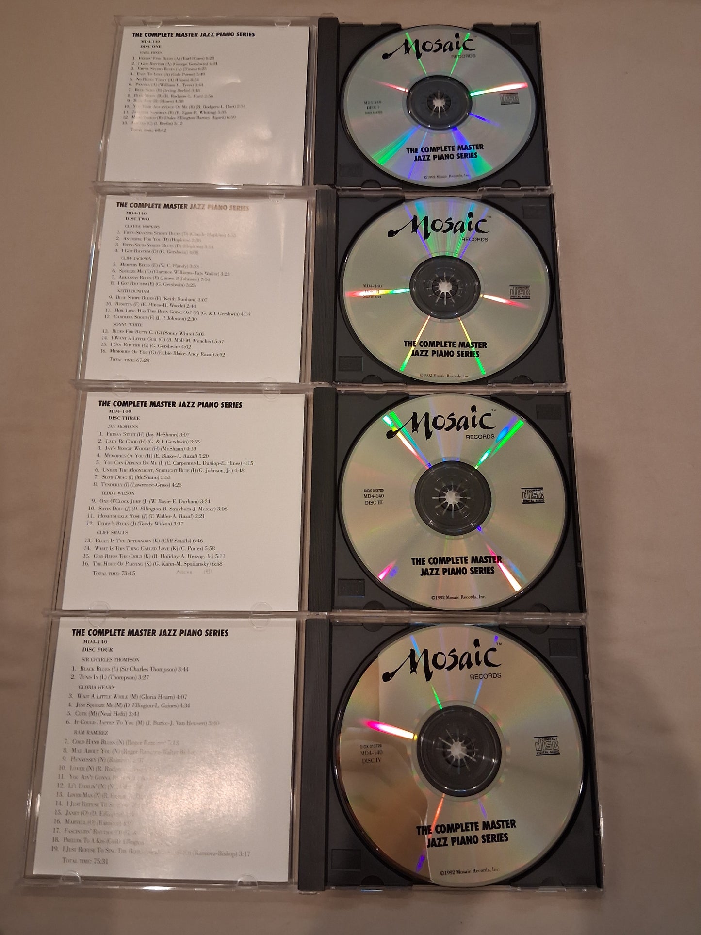 Various – The Complete Master Jazz Piano Series