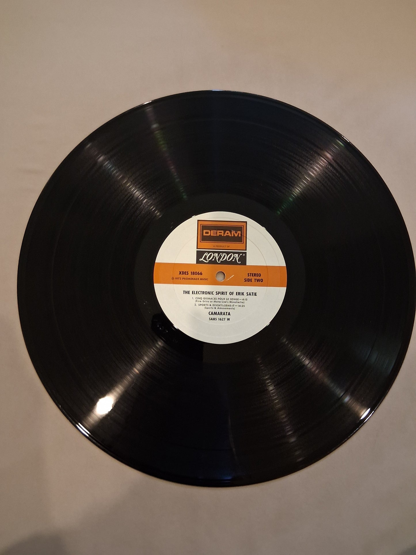 The Camarata Contemporary Chamber Orchestra – The Electronic Spirit Of Erik Satie Featuring The Moog Synthesizer With The Camarata Contemporary Chamber Orchestra
