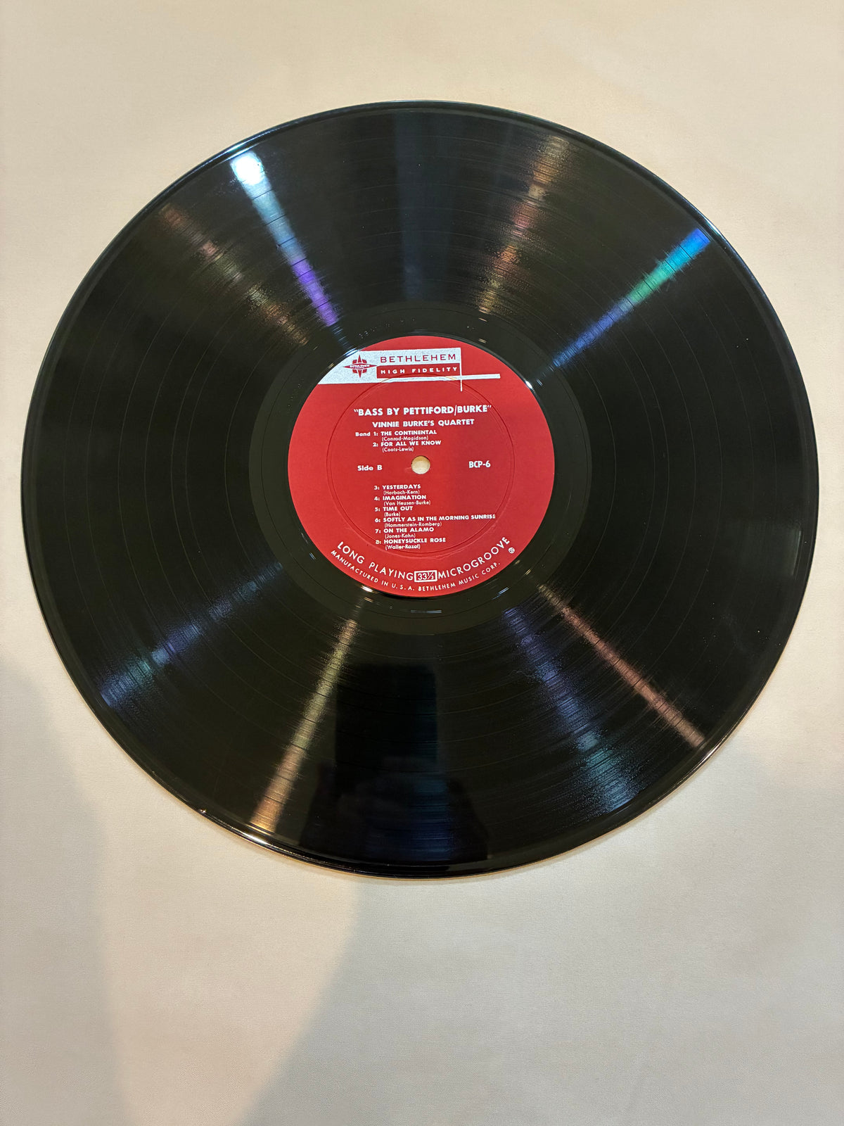 Oscar Pettiford's Quintet / Vinnie Burke's Quartet – Bass By Pettiford/Burke