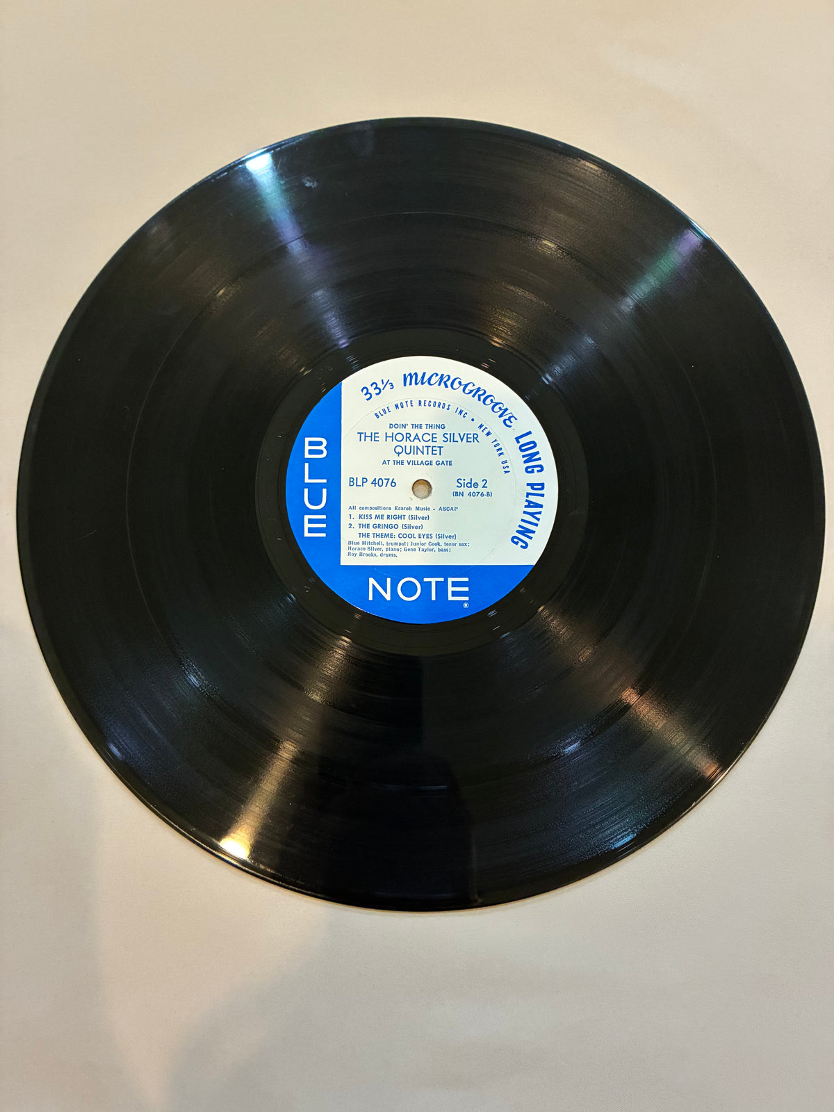 The Horace Silver Quintet – Doin' The Thing At The Village Gate