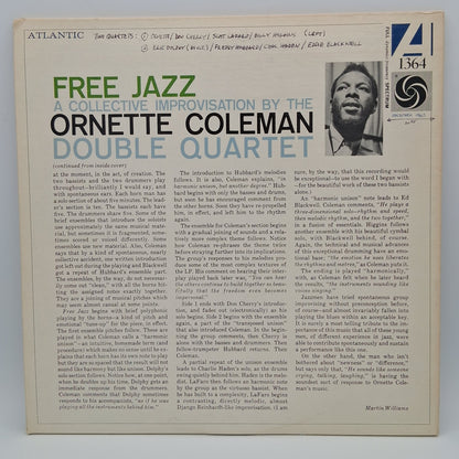 The Ornette Coleman Double Quartet – Free Jazz - A Collective Improvisation By
