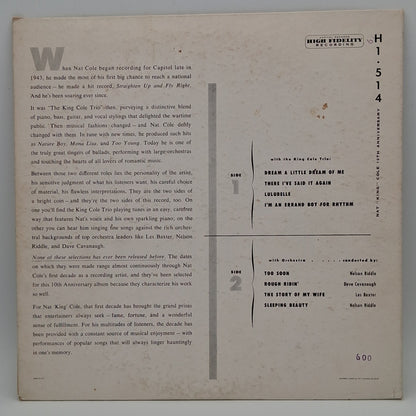 Nat 'King' Cole – 10th Anniversary Part 1