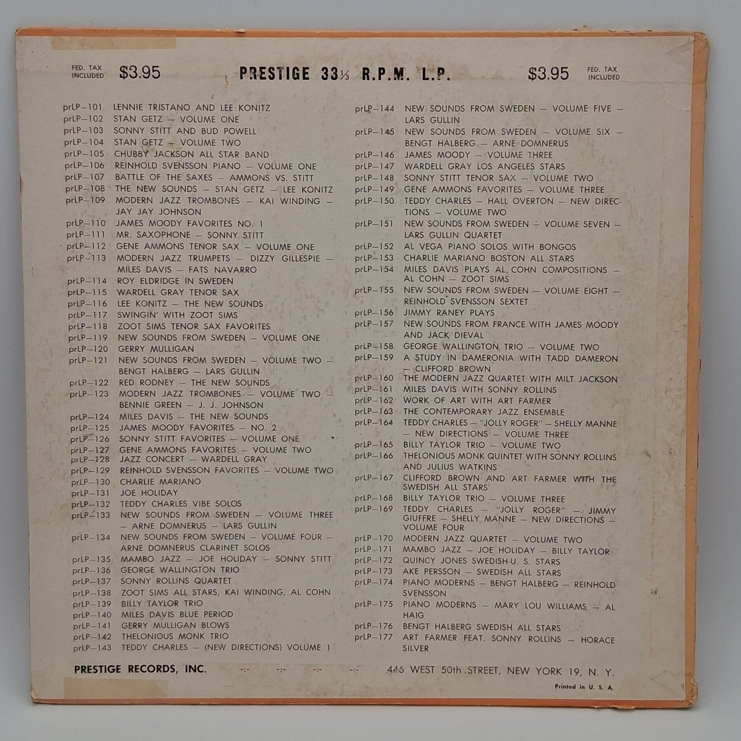 The Modern Jazz Quartet – The Modern Jazz Quartet