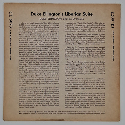 Duke Ellington And His Orchestra – Duke Ellington's Liberian Suite