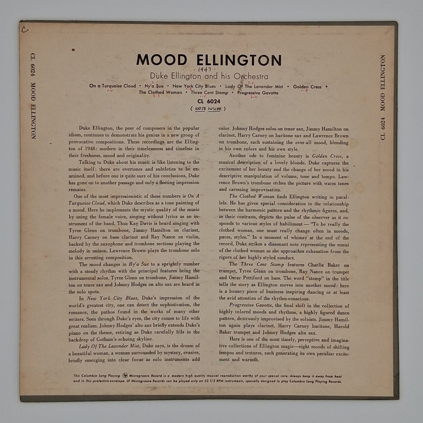 Duke Ellington And His Orchestra – Mood Ellington