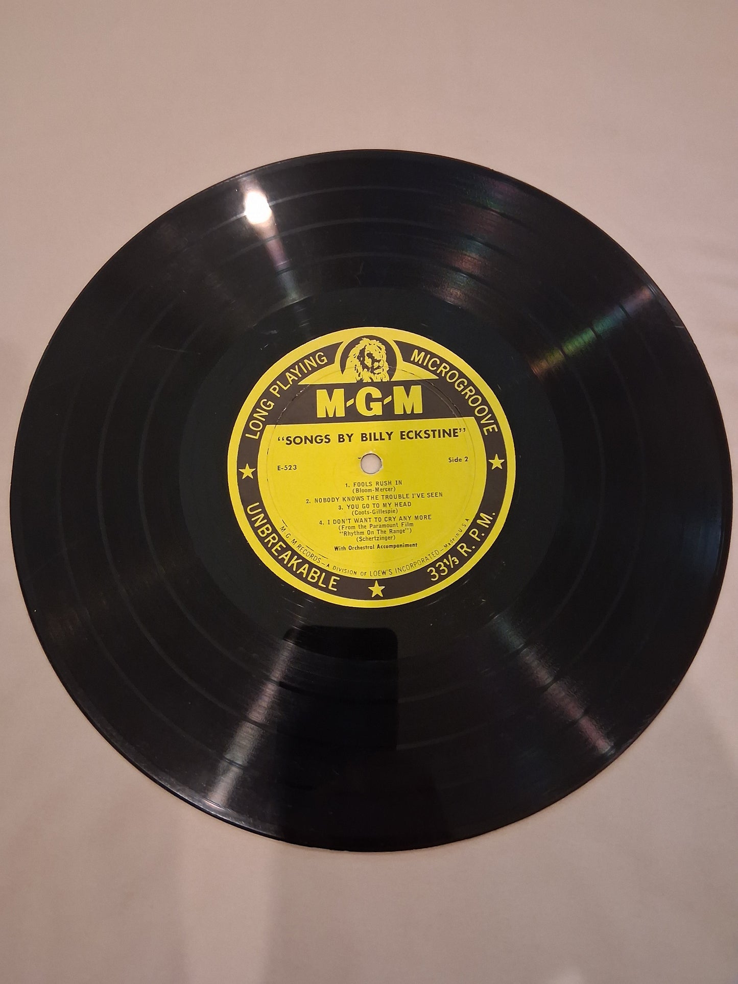 Billy Eckstine – Songs By Billy Eckstine