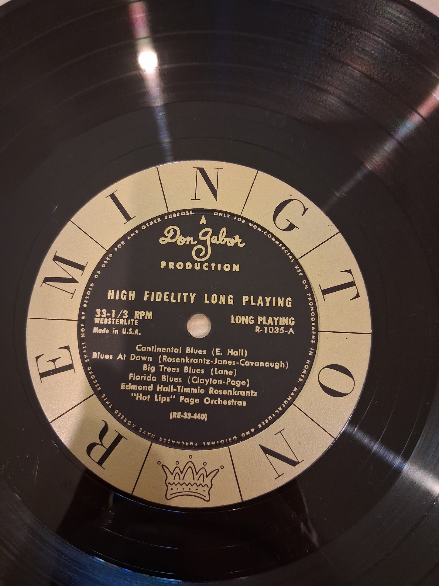 Edmund Hall Orchestra, Timmie Rosencrantz Orchestra, "Hot Lips" Page Orchestra – Moods In Blues