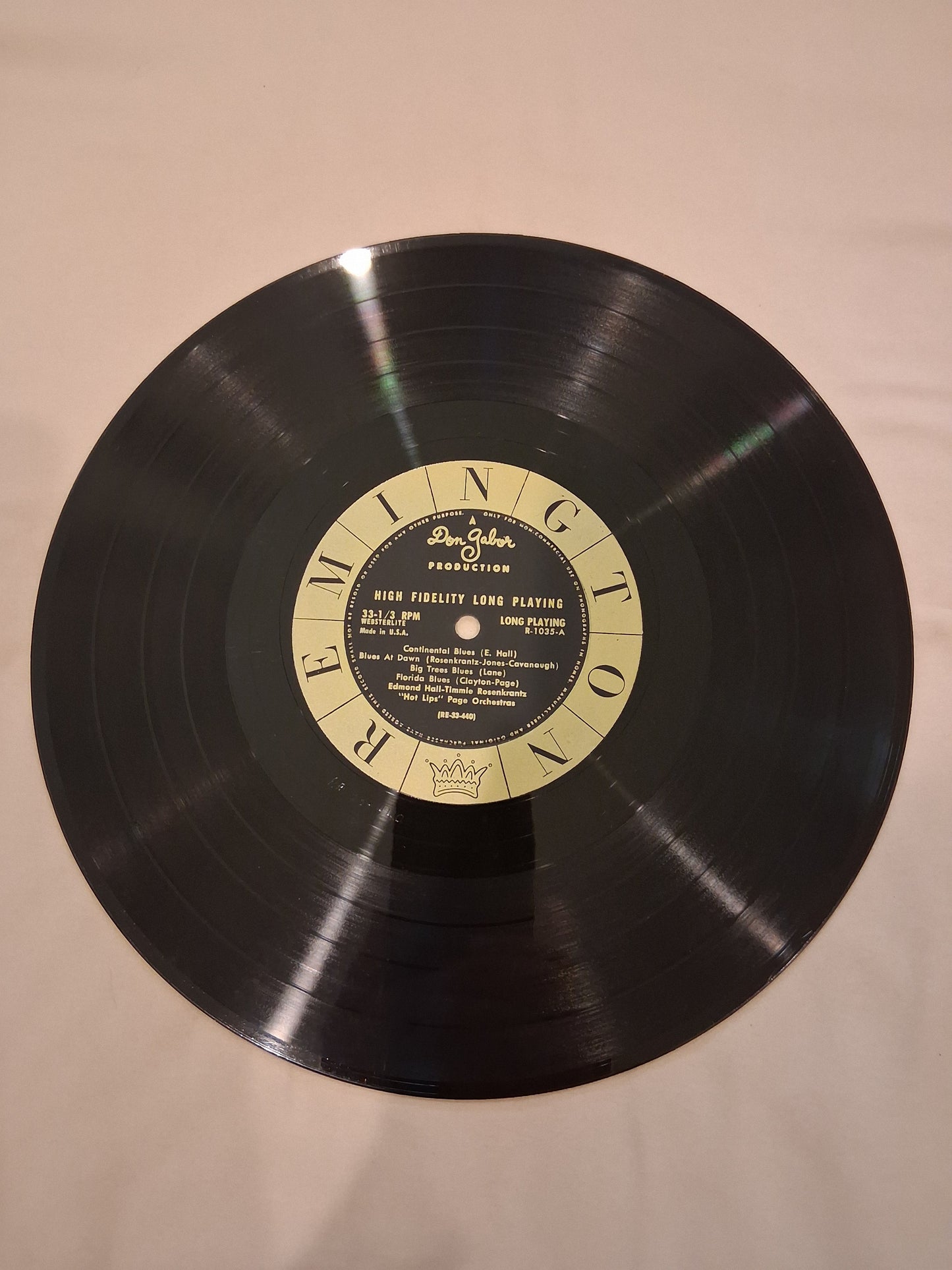 Edmund Hall Orchestra, Timmie Rosencrantz Orchestra, "Hot Lips" Page Orchestra – Moods In Blues