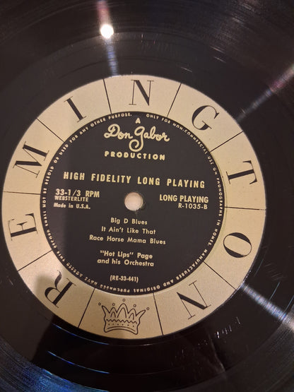 Edmund Hall Orchestra, Timmie Rosencrantz Orchestra, "Hot Lips" Page Orchestra – Moods In Blues