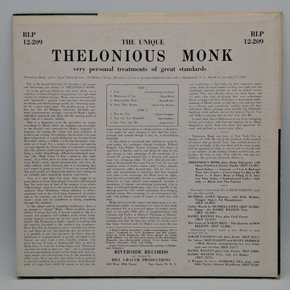 Thelonious Monk – The Unique Thelonious Monk