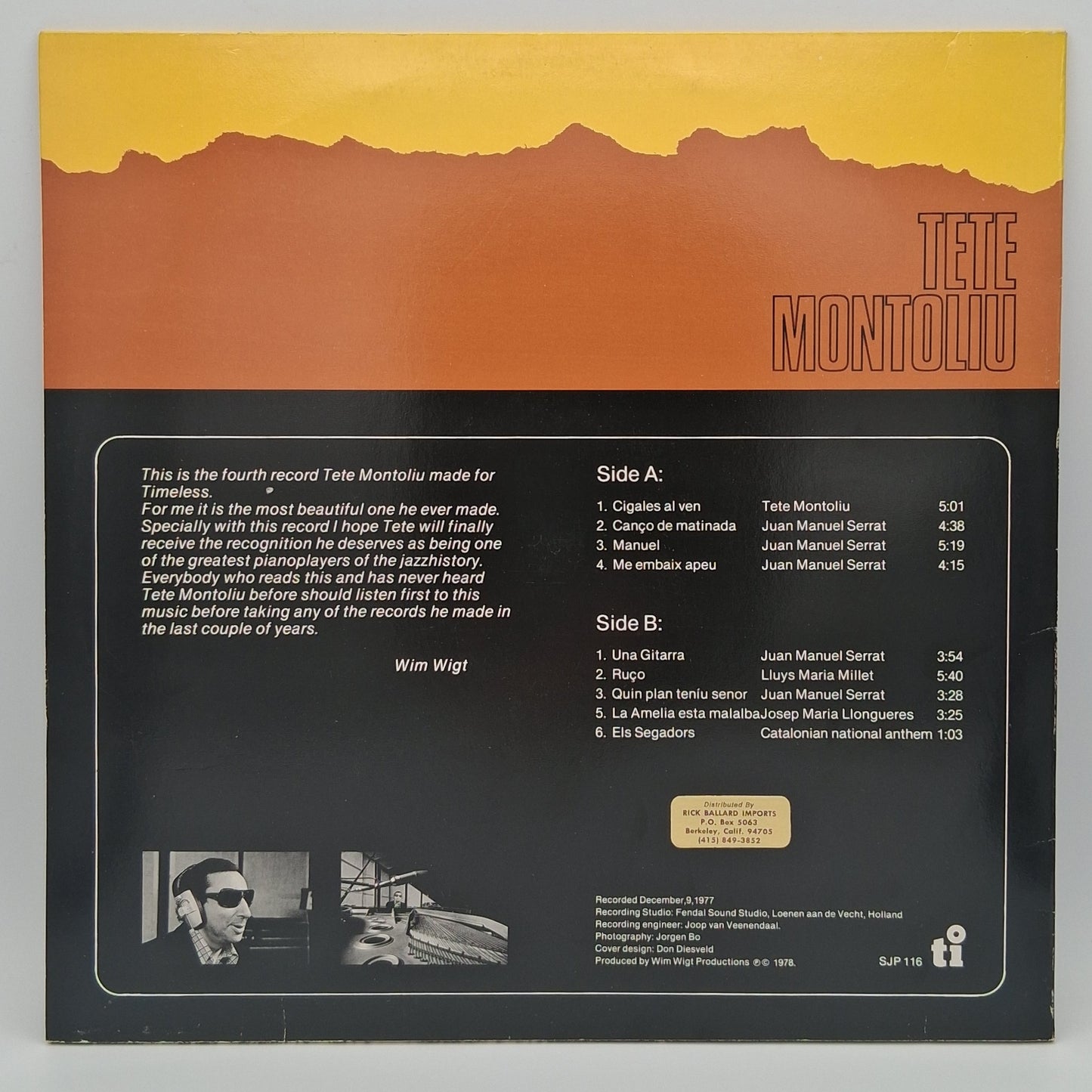 Tete Montoliu – Catalonian Folksongs