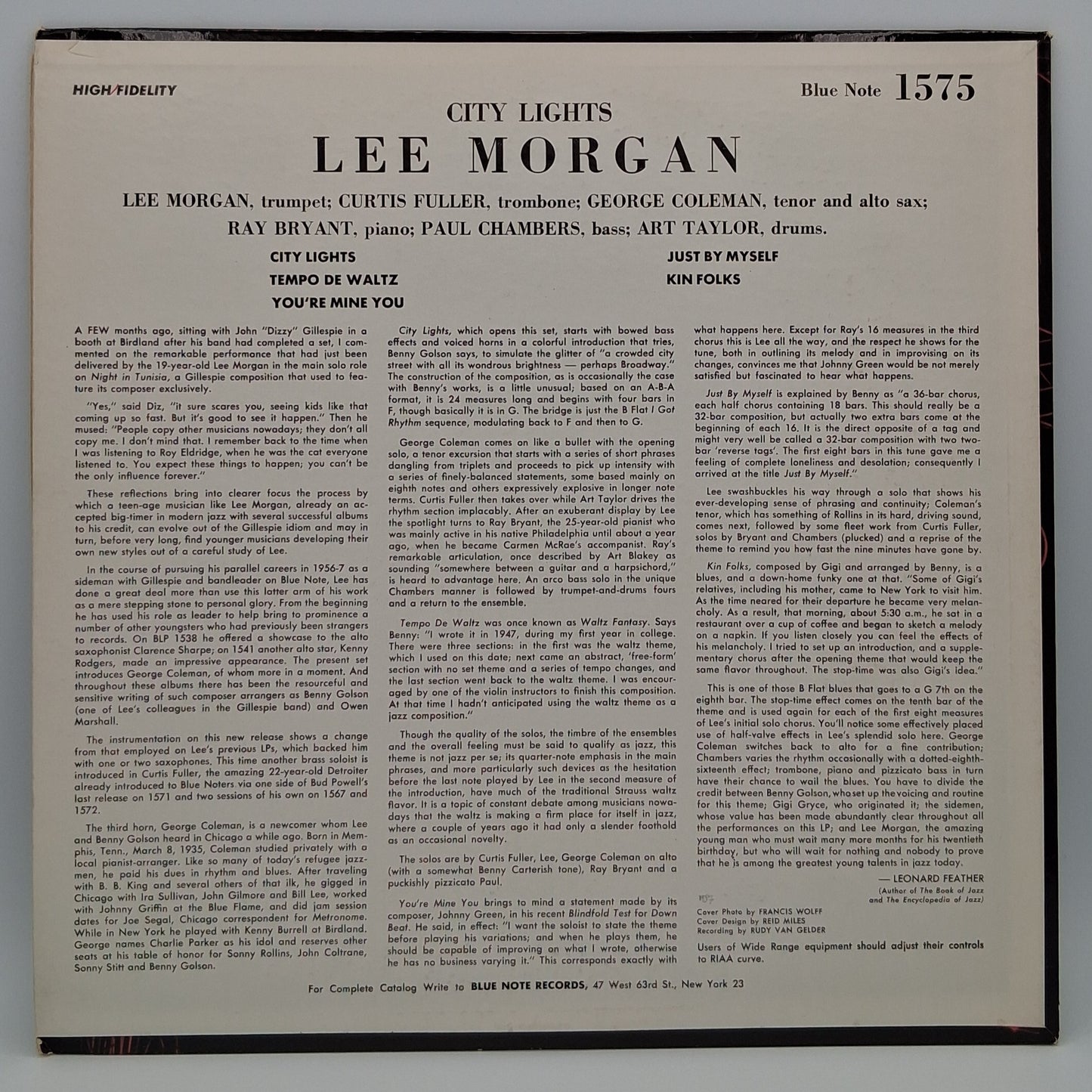 Lee Morgan – City Lights