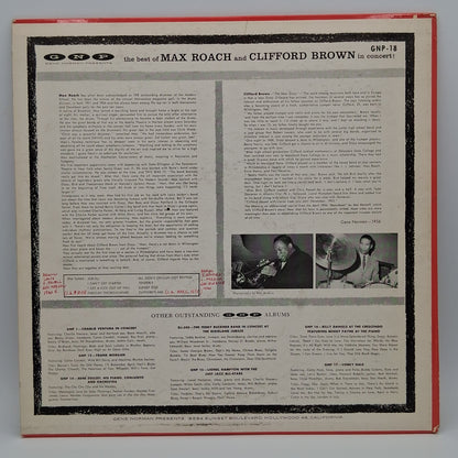 Clifford Brown And Max Roach – The Best Of Max Roach And Clifford Brown In Concert!