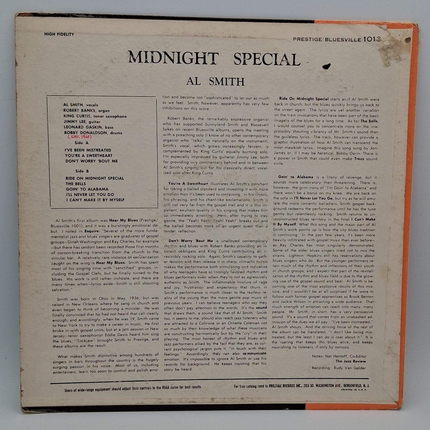 Al Smith – Midnight Special
