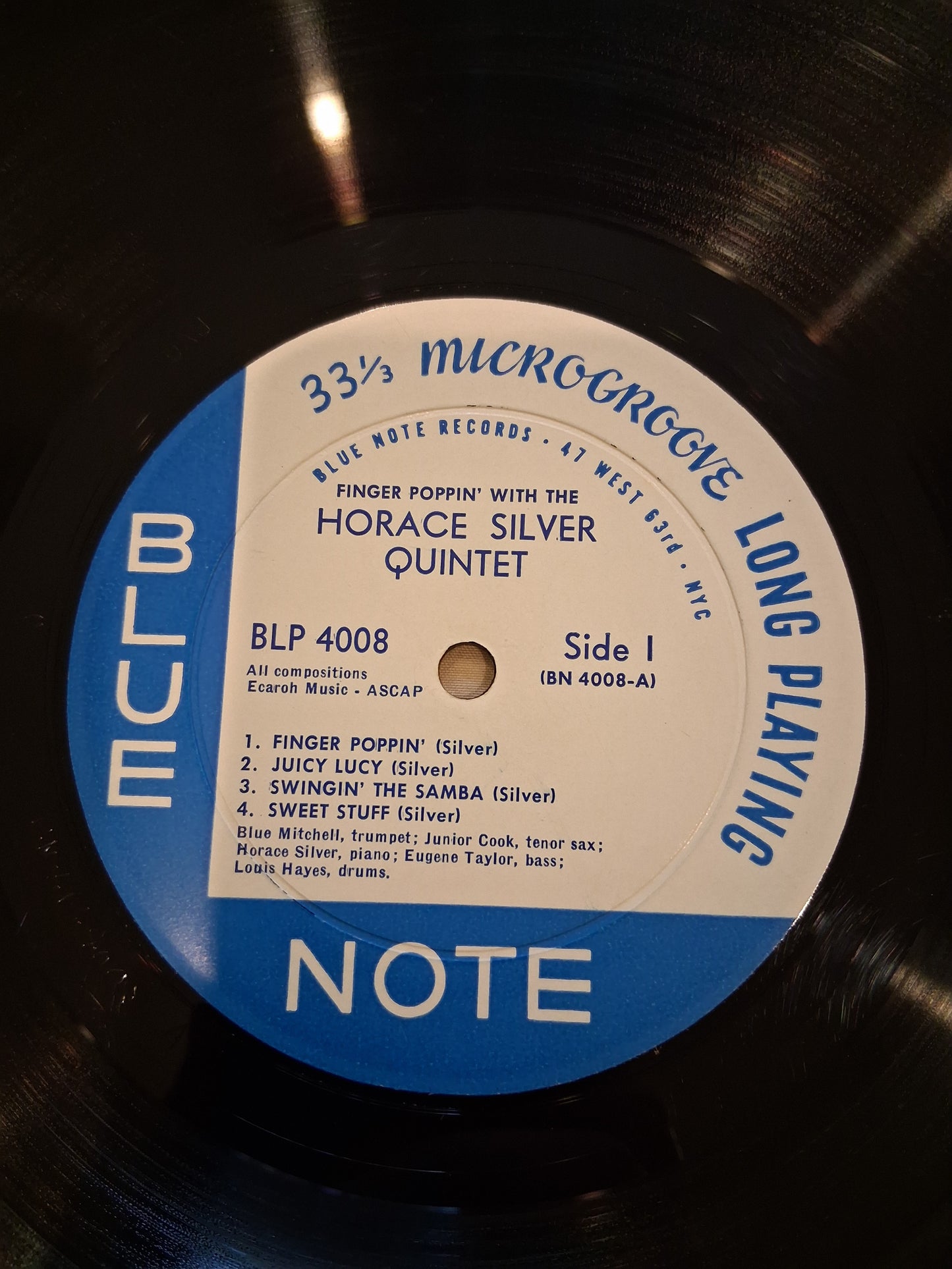 The Horace Silver Quintet – Finger Poppin' With The Horace Silver Quintet