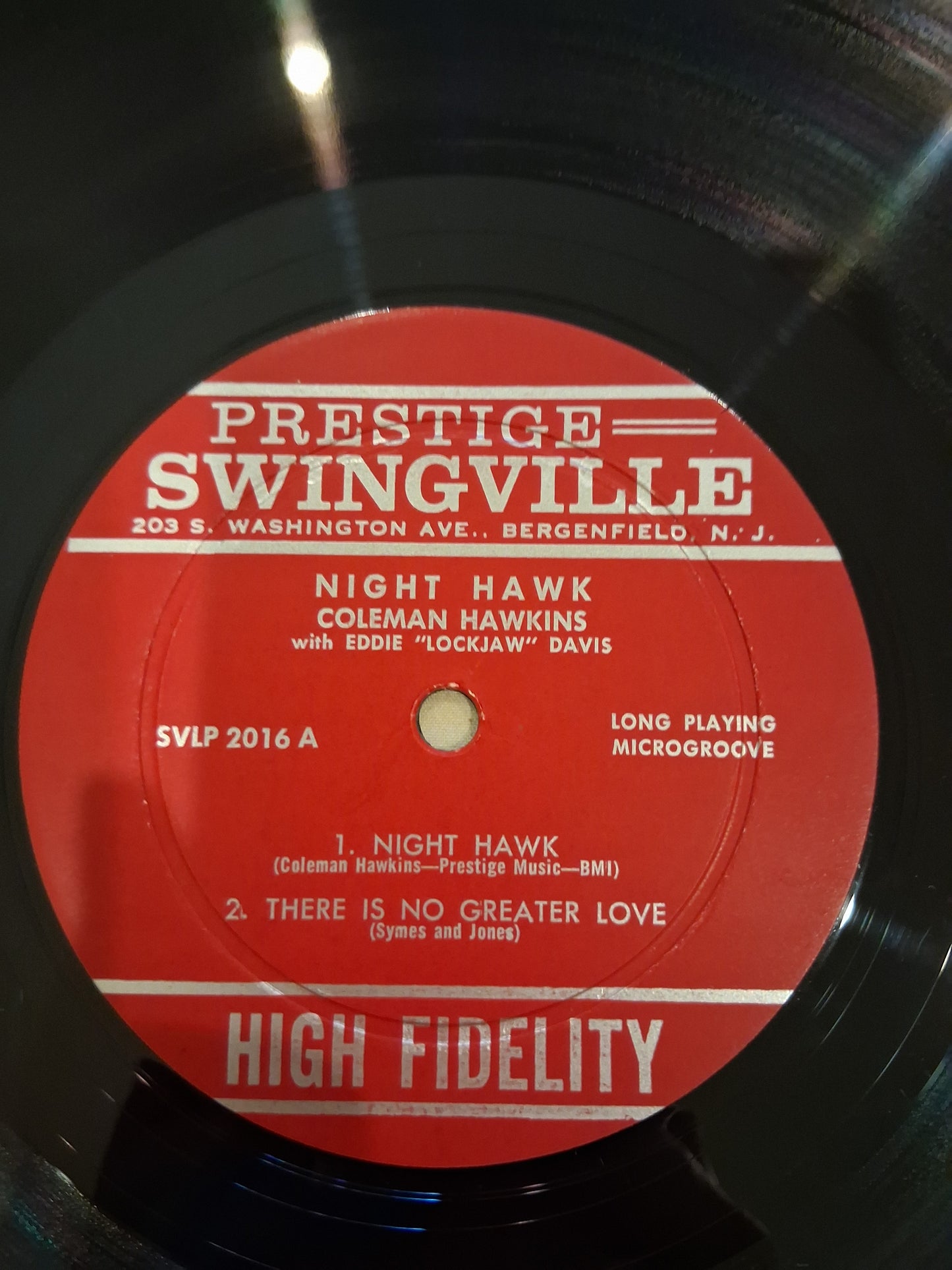 Coleman Hawkins With Eddie "Lockjaw" Davis – Night Hawk