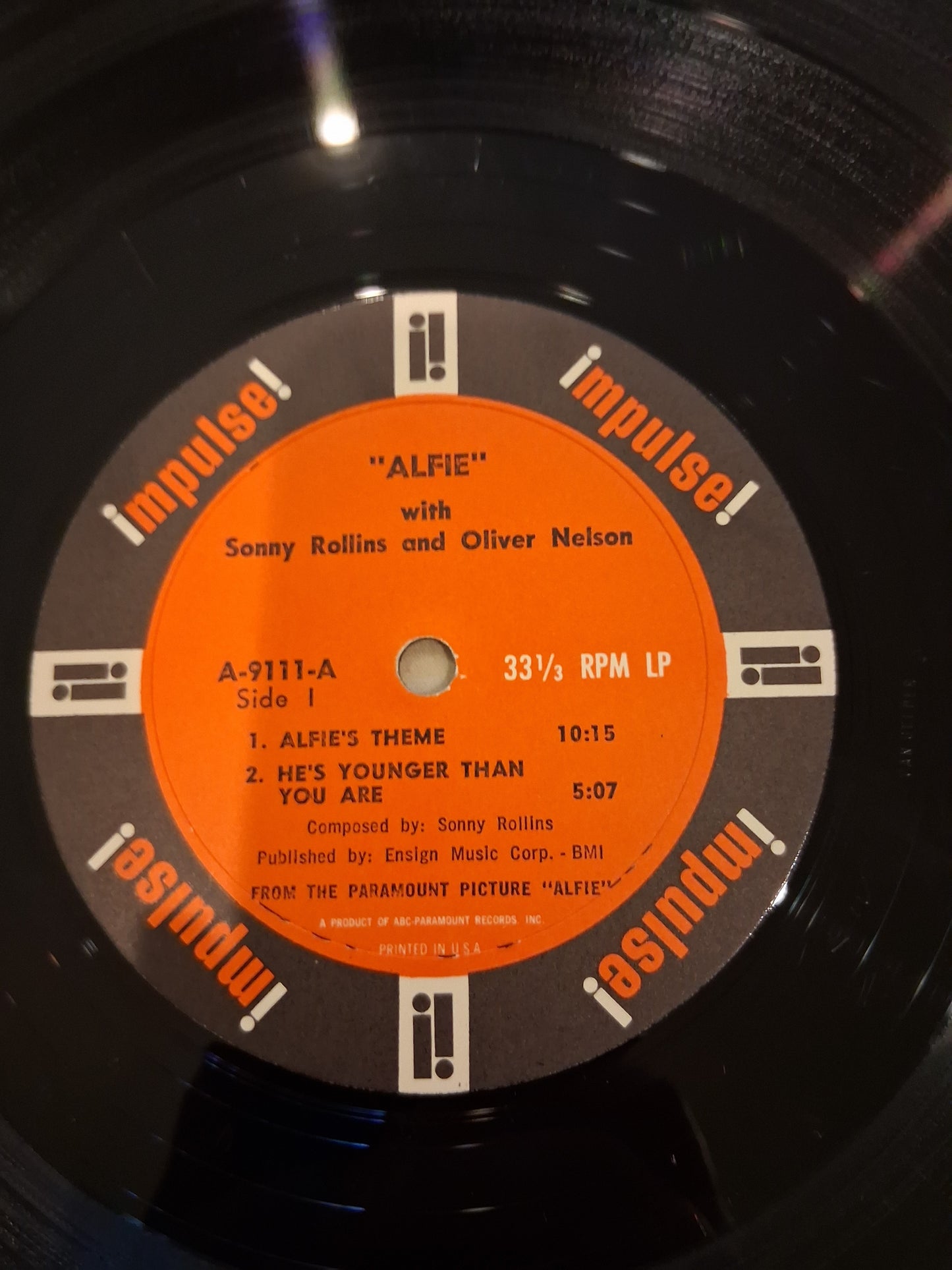 Sonny Rollins With Orchestra Conducted By Oliver Nelson – Original Music From The Score "Alfie"