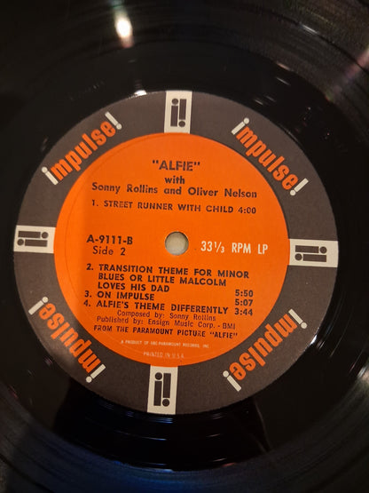 Sonny Rollins With Orchestra Conducted By Oliver Nelson – Original Music From The Score "Alfie"
