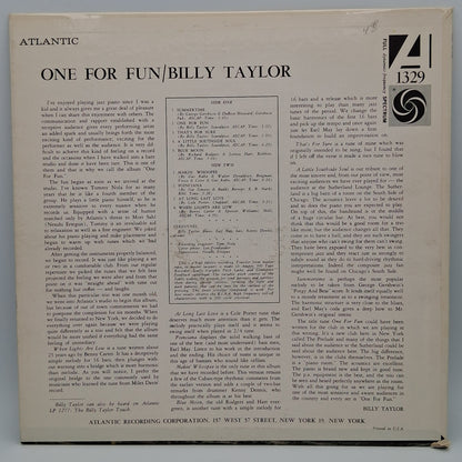 Billy Taylor – One For Fun
