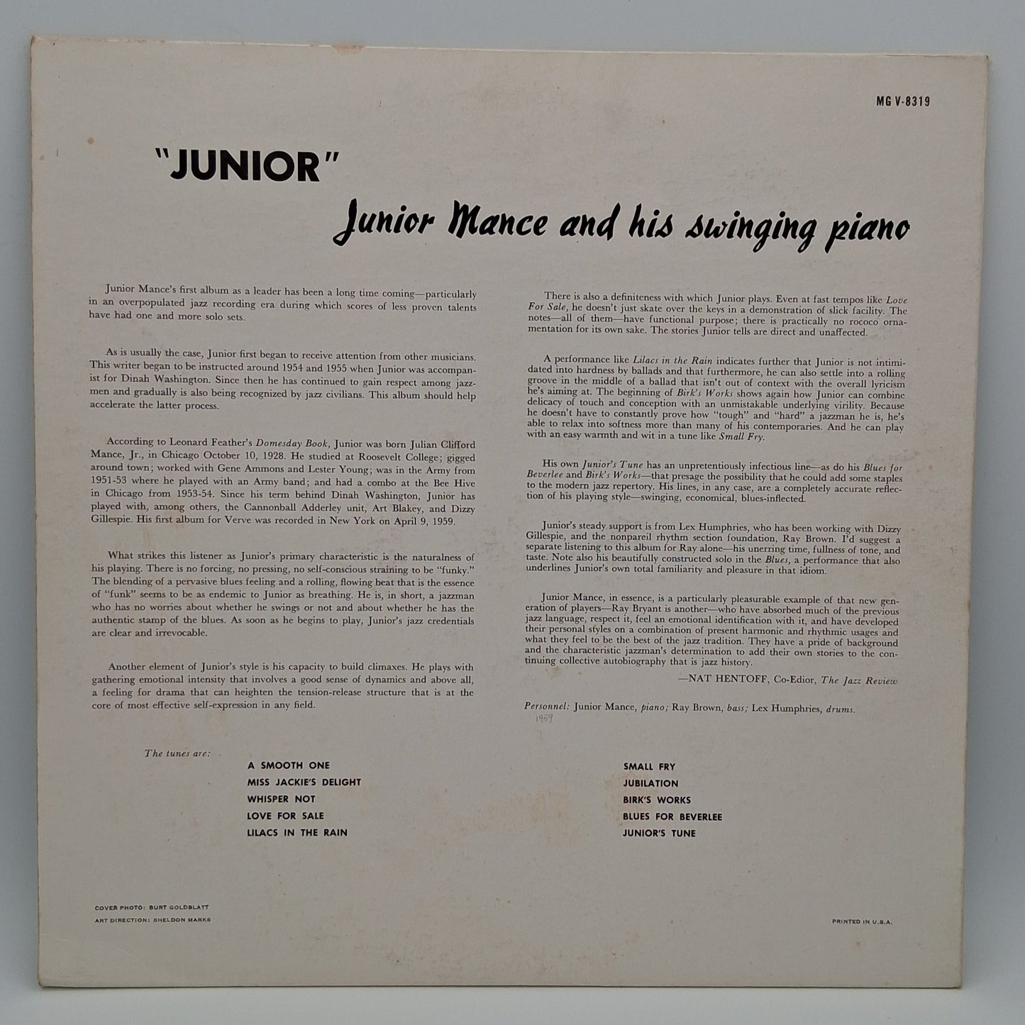 Junior Mance – Junior