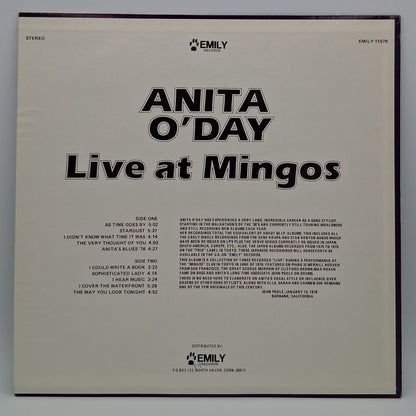 Anita O'Day With John Poole Trio Featuring Norman Simmons – Live At Mingo's