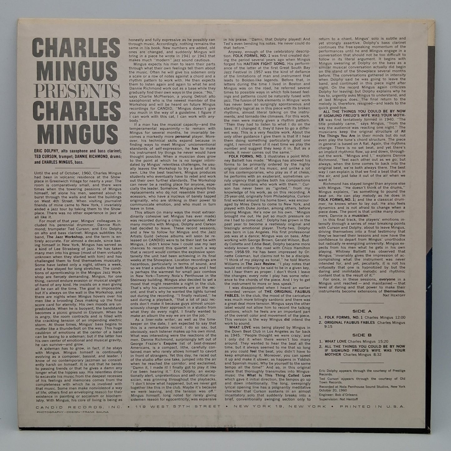 Charles Mingus – Presents Charles Mingus