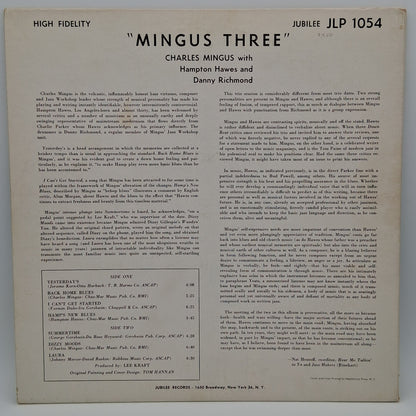 Charles Mingus With Hampton Hawes & Danny Richmond – Mingus Three