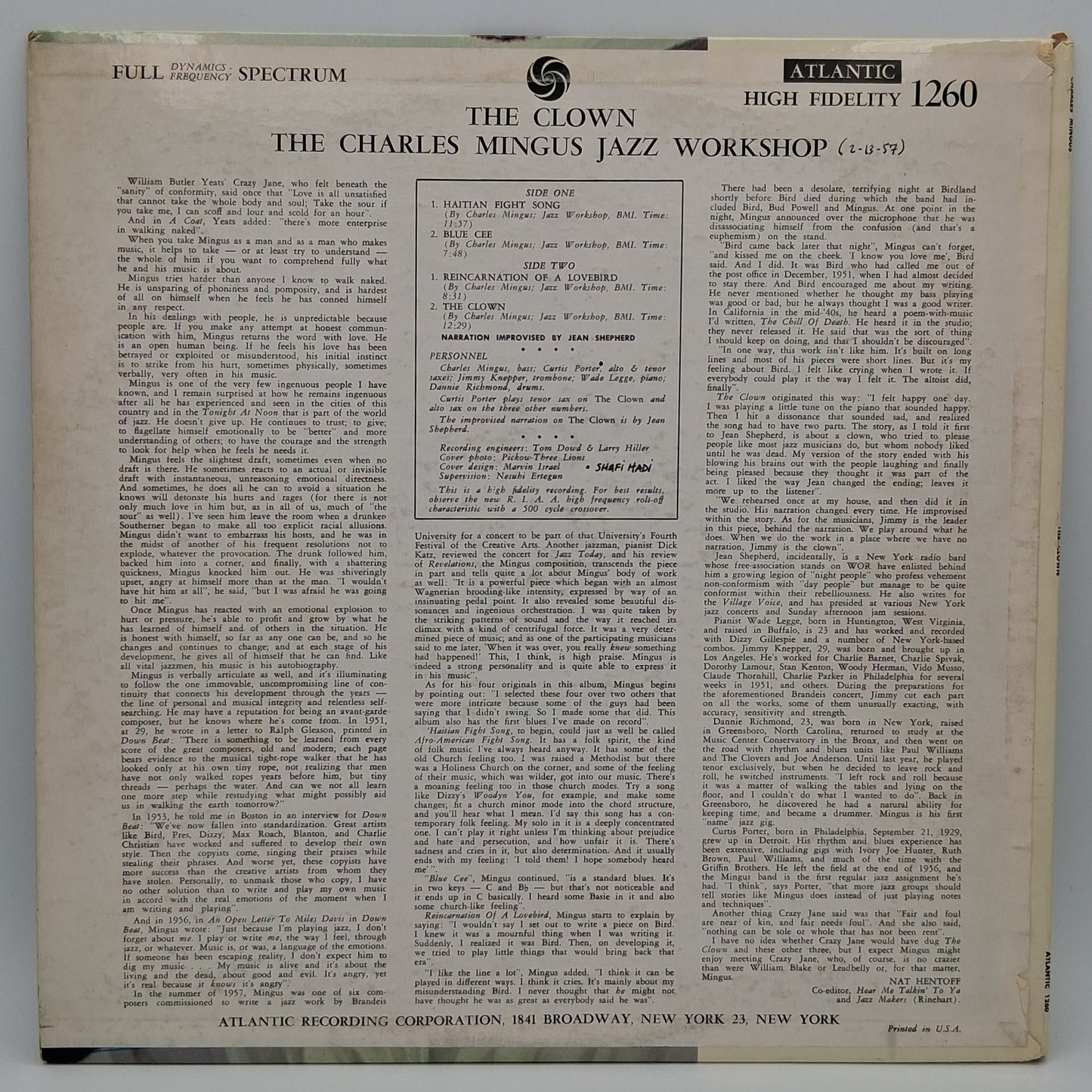 Charles Mingus – The Clown