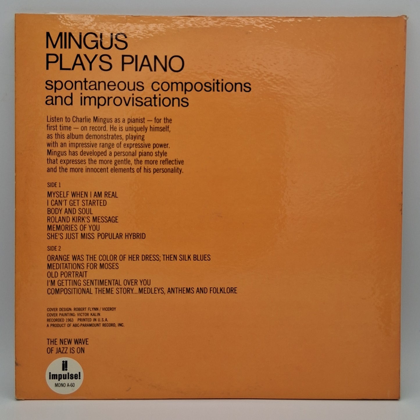 Mingus – Mingus Plays Piano (Spontaneous Compositions And Improvisations)