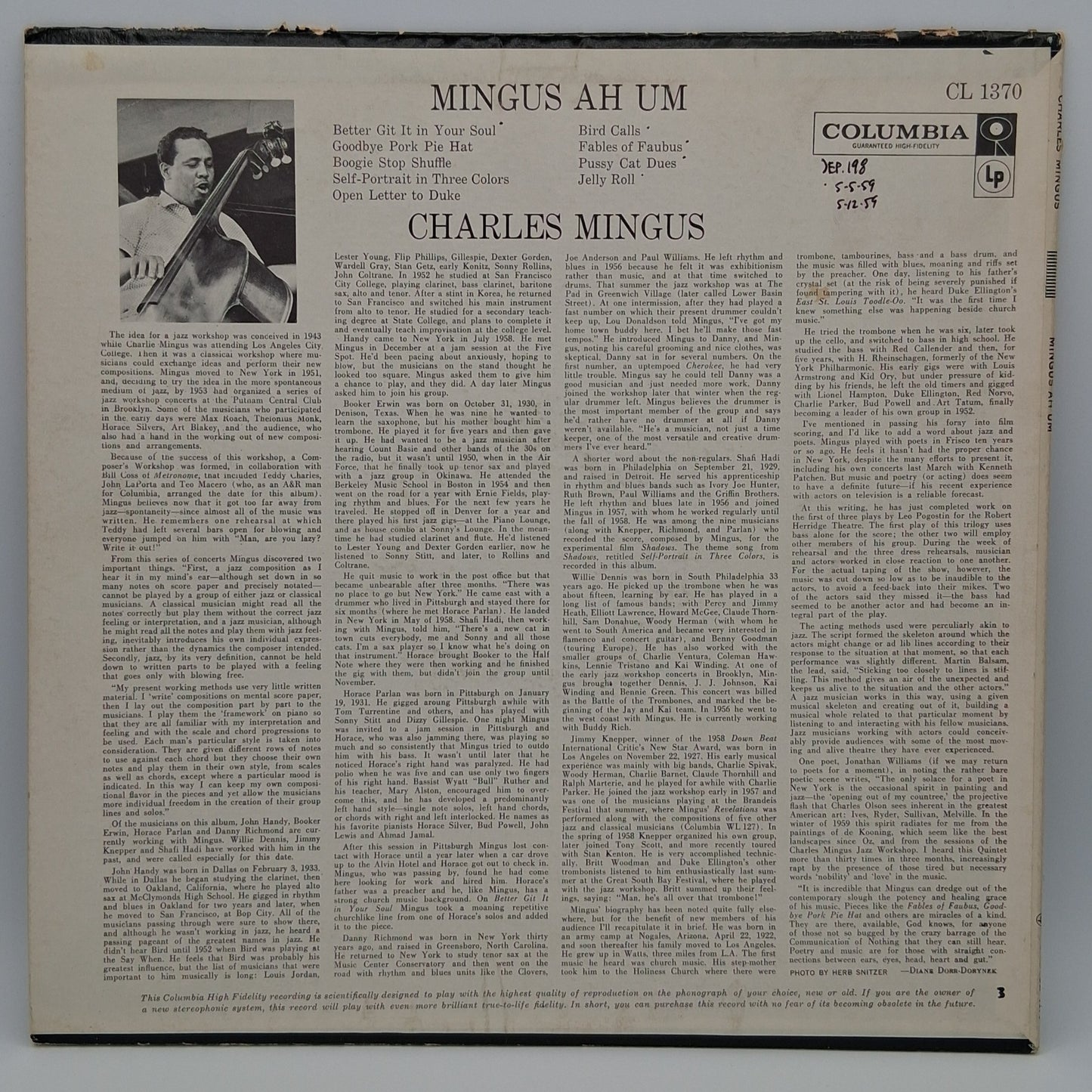 Charles Mingus – Mingus Ah Um
