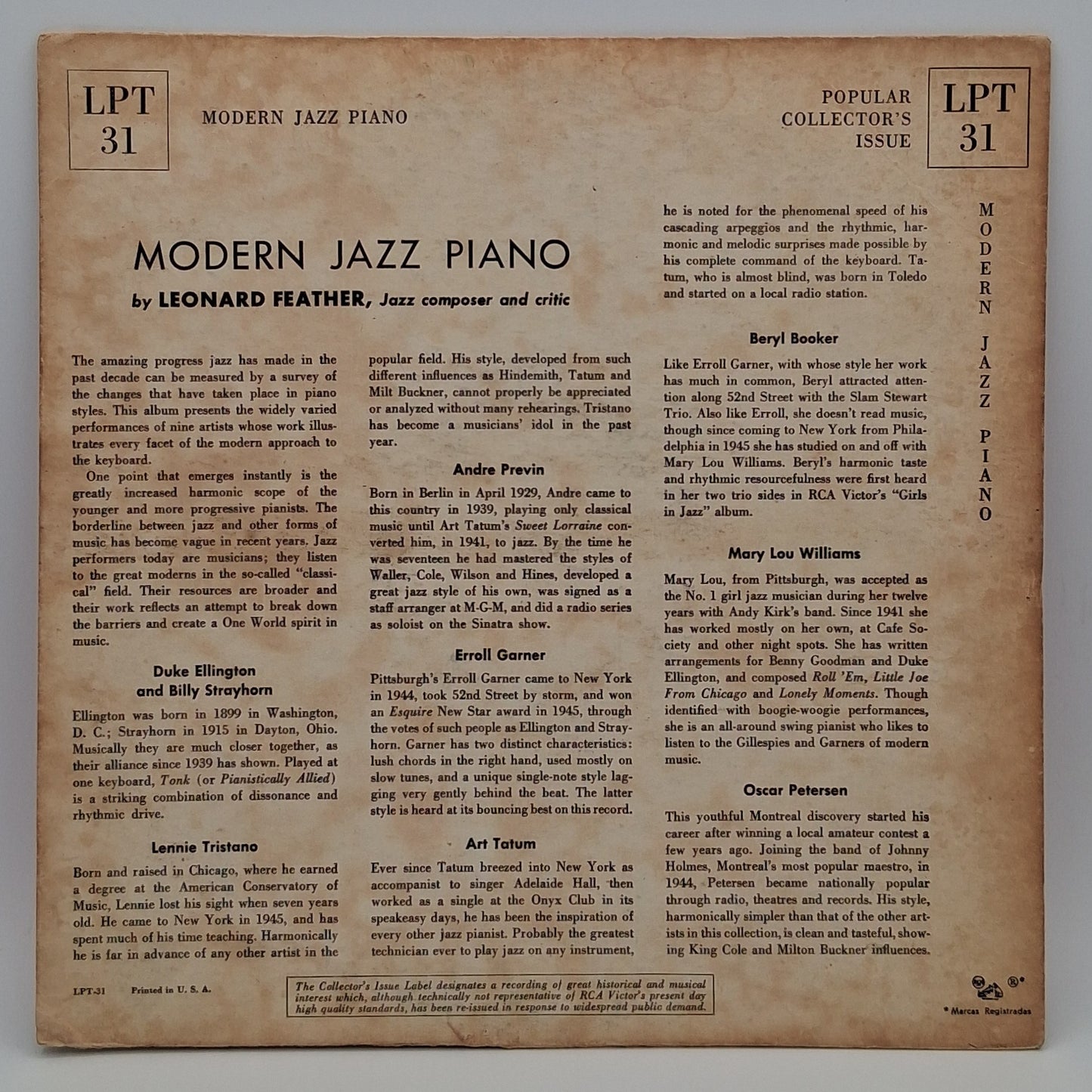 Various – Modern Jazz Piano