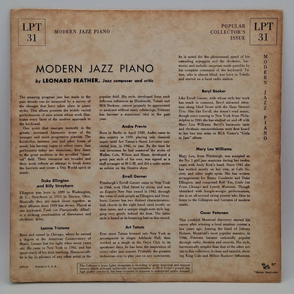 Various – Modern Jazz Piano