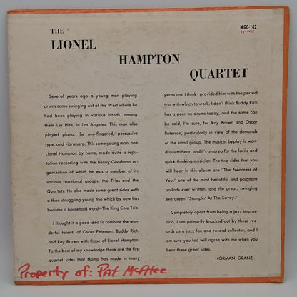 The Lionel Hampton Quartet – The Lionel Hampton Quartet