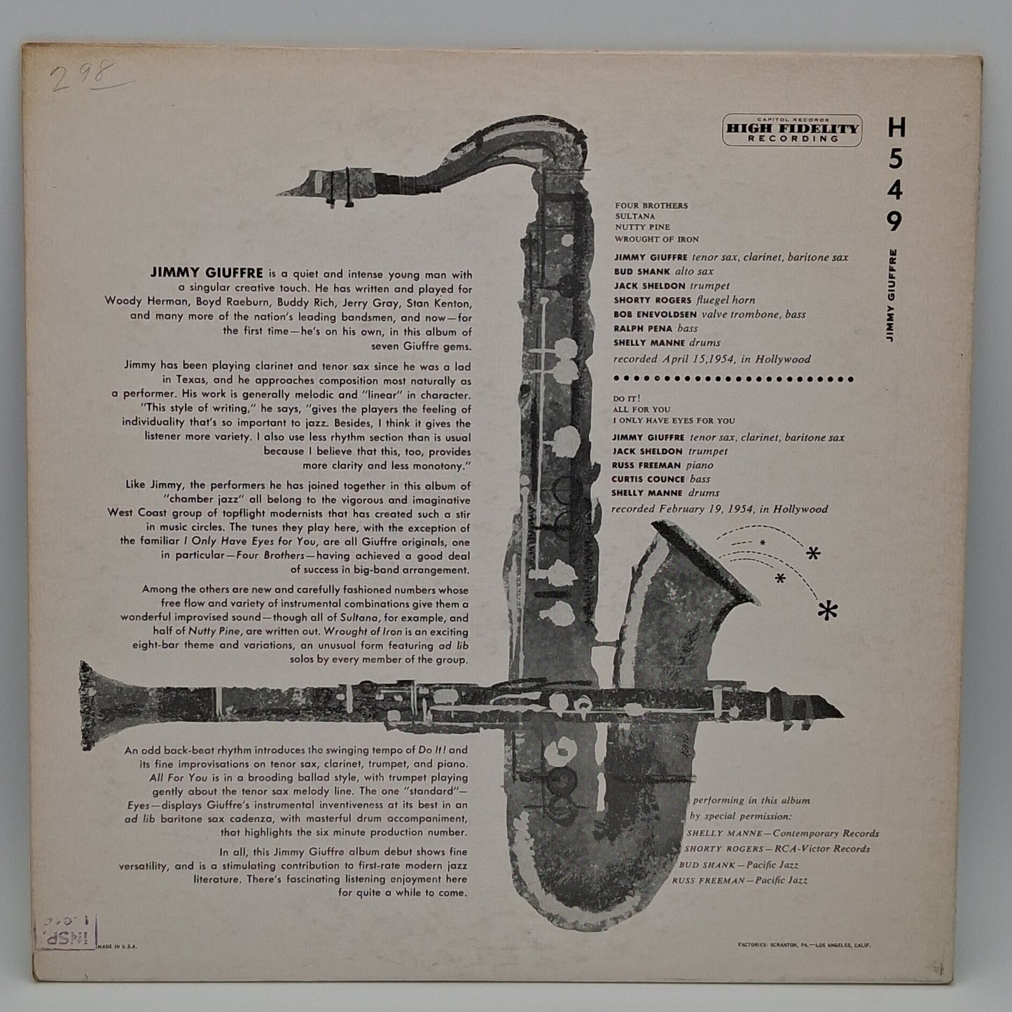 Jimmy Giuffre – Jimmy Giuffre