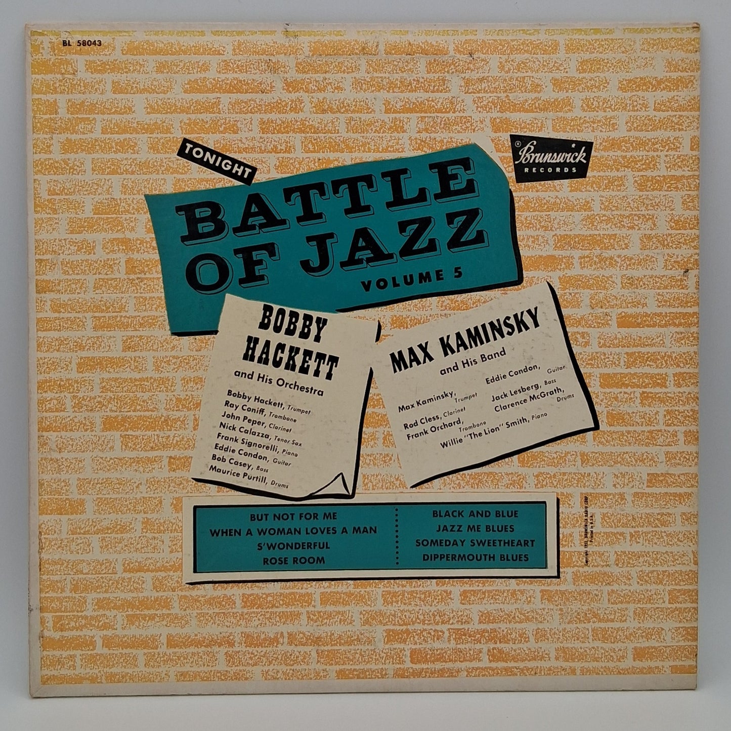 Bobby Hackett And His Orchestra / Max Kaminsky And His Jazz Band – Battle Of Jazz Volume 5