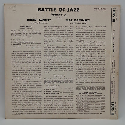 Bobby Hackett And His Orchestra / Max Kaminsky And His Jazz Band – Battle Of Jazz Volume 5