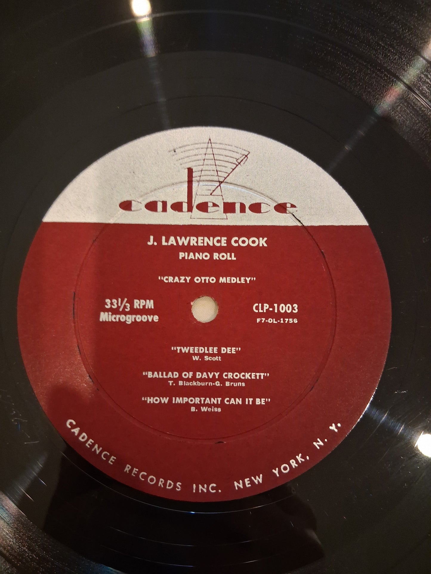 J. Lawrence Cook – Popular Favorites On The Player Piano