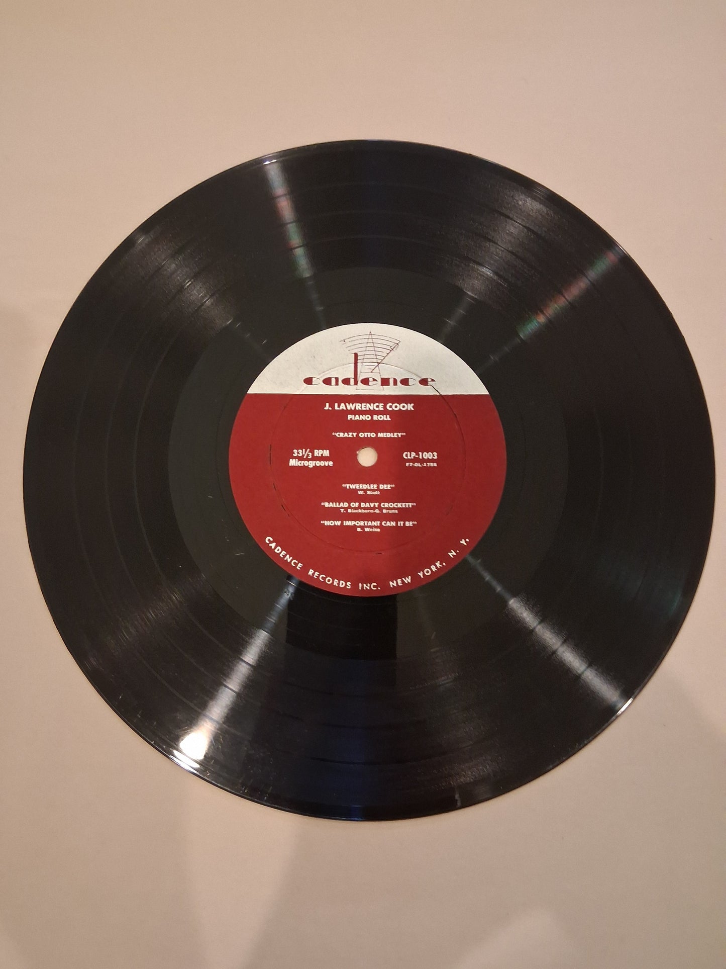 J. Lawrence Cook – Popular Favorites On The Player Piano