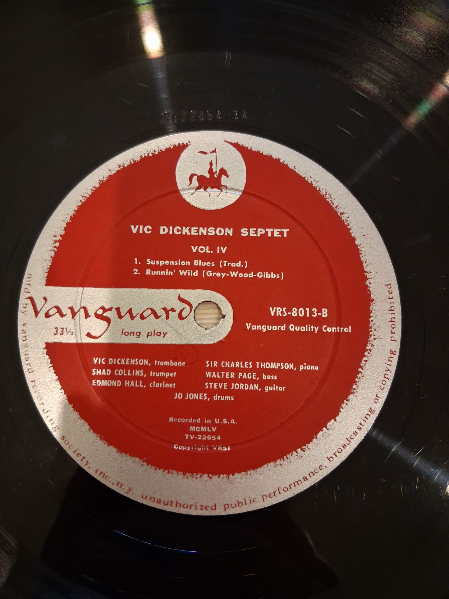 Vic Dickenson Septet – Vic Dickenson Septet Volume 4