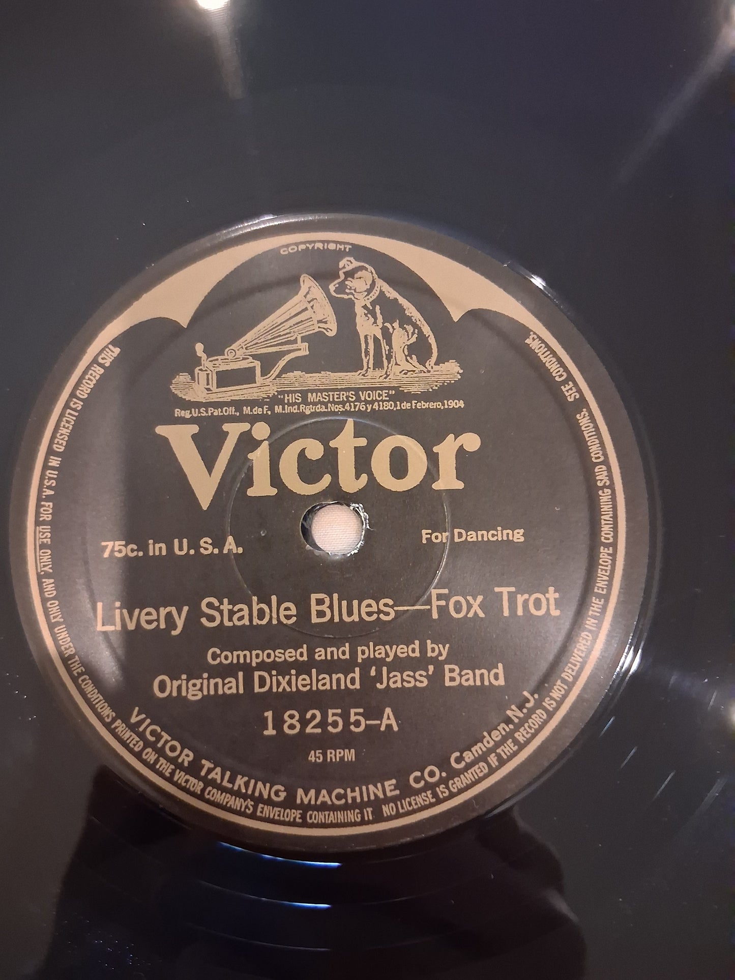 Original Dixieland 'Jass' Band – Livery Stable Blues / Original Dixieland One Step