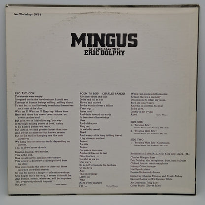 Mingus With Eric Dolphy – At Town Hall