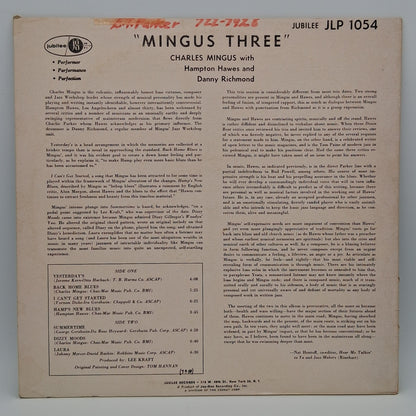 Charles Mingus With Hampton Hawes & Danny Richmond – Mingus Three
