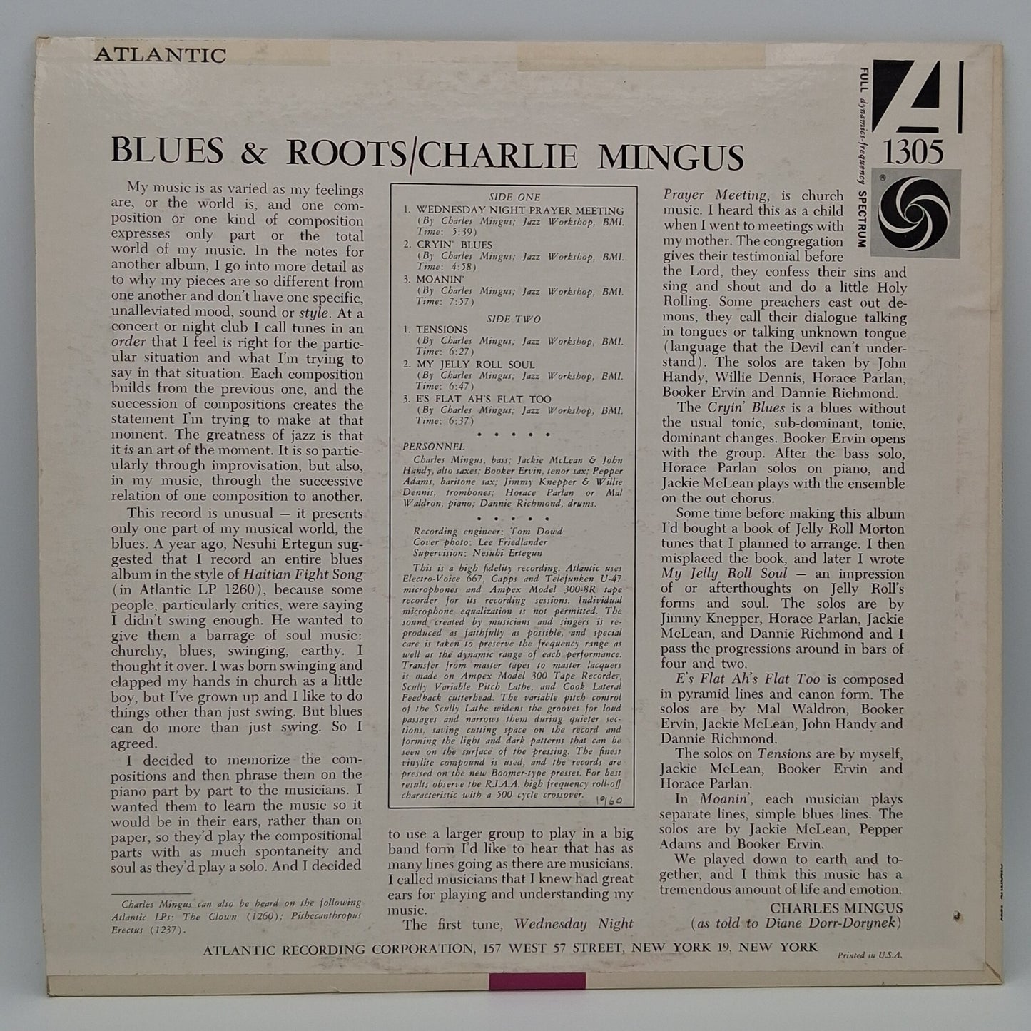 Charles Mingus – Blues & Roots