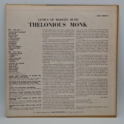 Thelonious Monk – Genius Of Modern Music (Volume One)