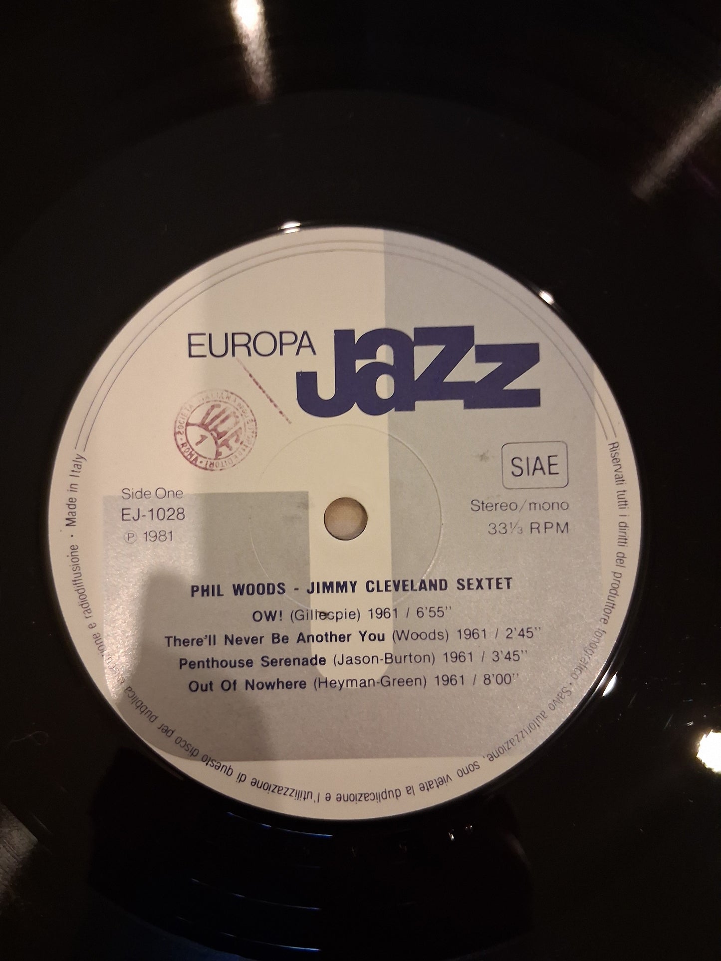 Thelonious Monk, Phil Woods, Jimmy Cleveland, Max Roach – Europa Jazz